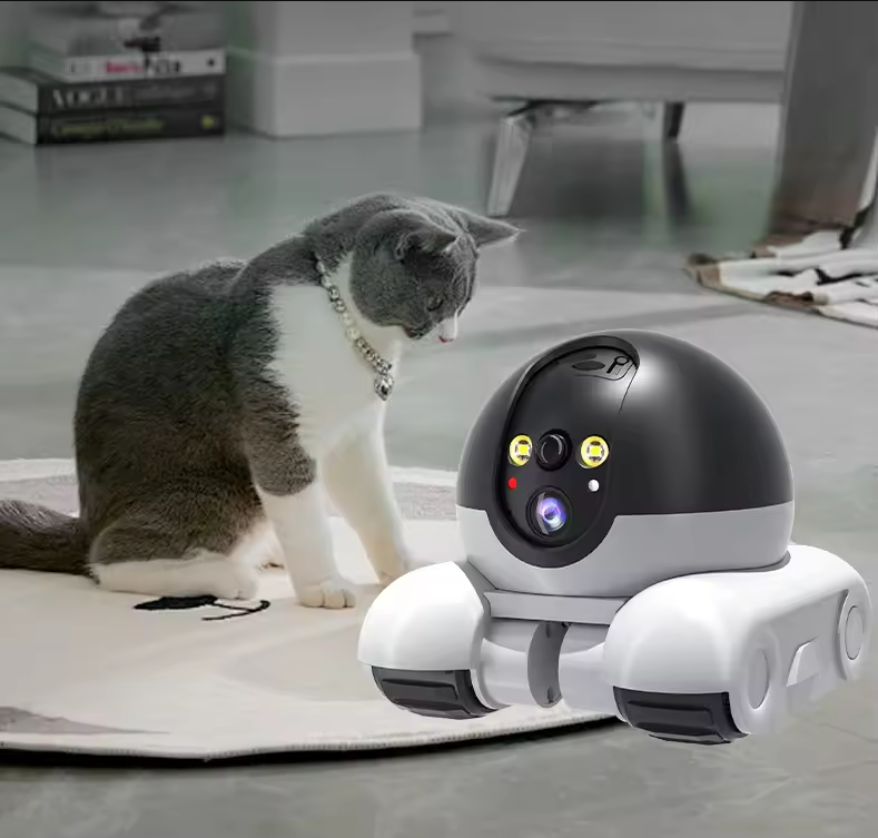 Home Security Robots - Câmera robô sem fio lente dupla