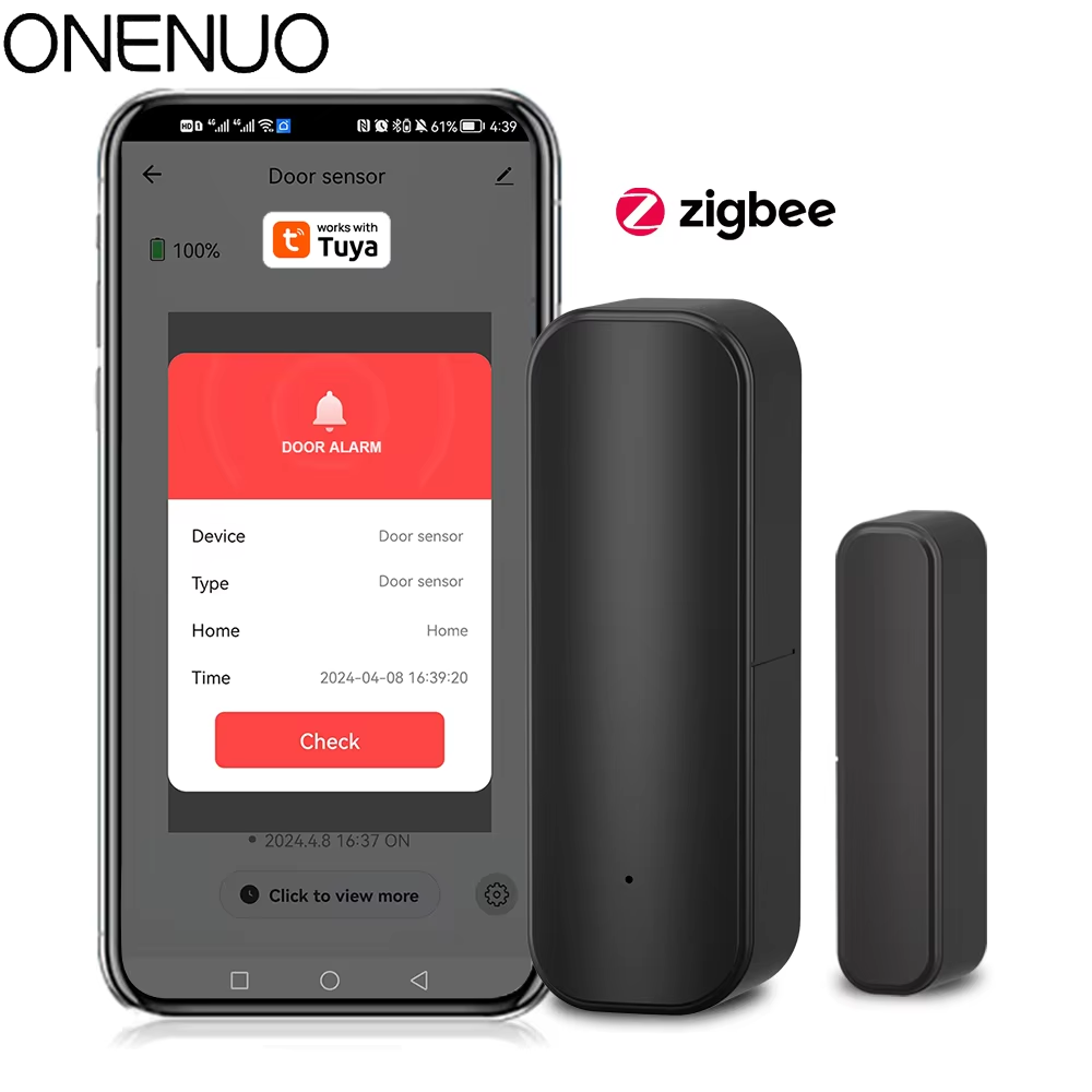 Sim Gsm Alarm - Sensor de porta de janela Zigbee