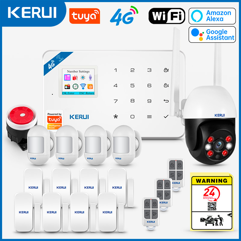 Home Security Front Door Camera - Kerui w184 4g tuya inteligente wifi