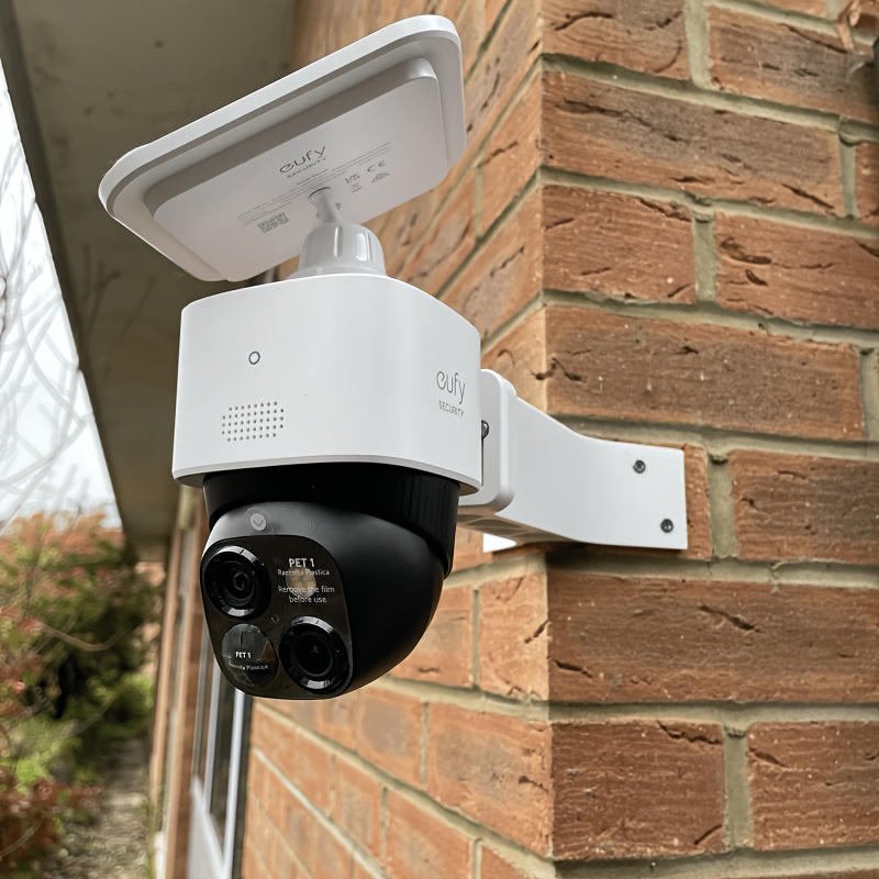 Eufy Camera E220 - Câmera autônoma Eufy S340 branca, suporte
