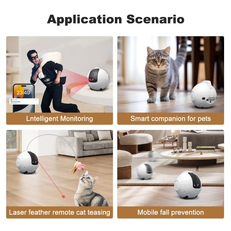 Câmera de vigilância para anim - Home Security Robot avaliação e preço