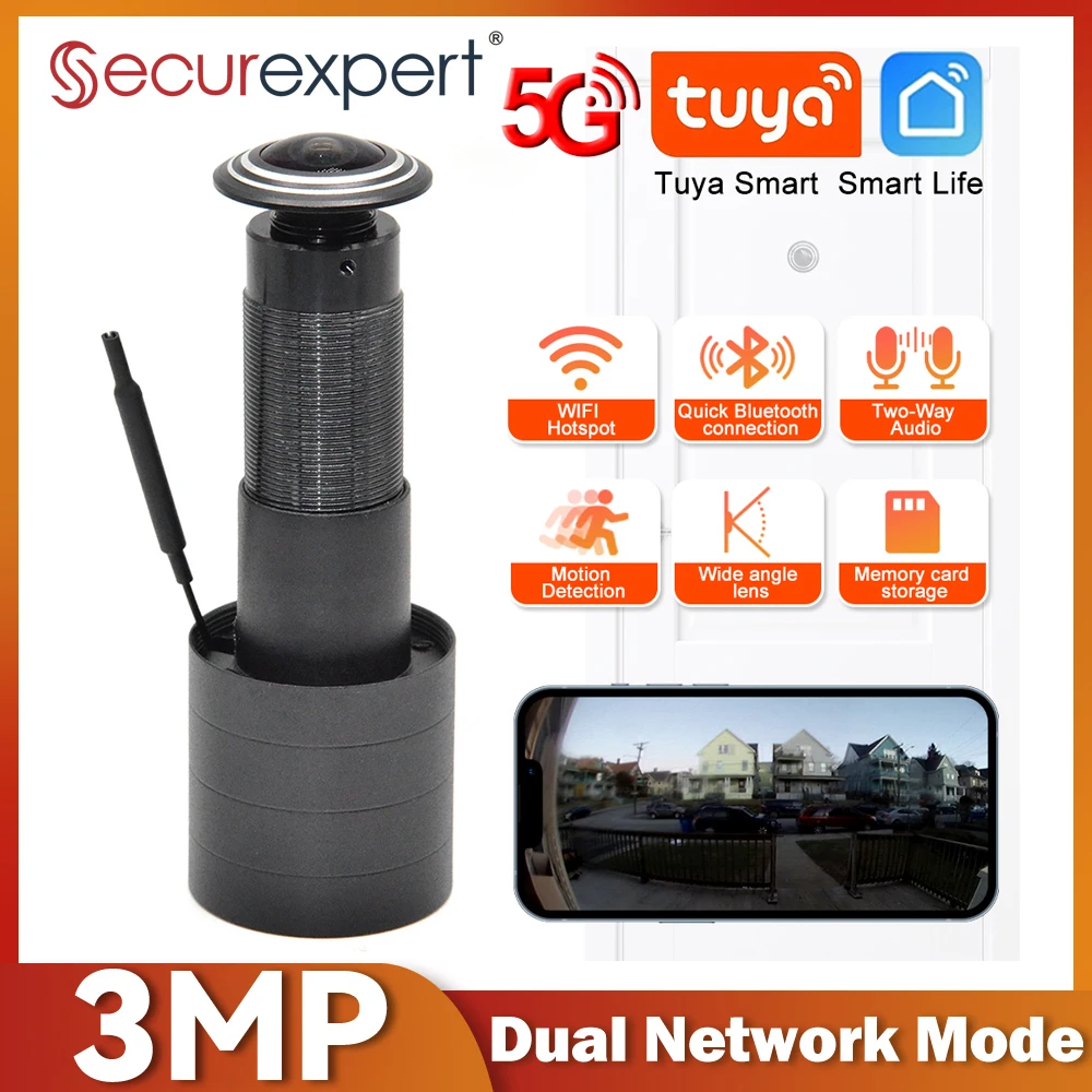 Câmera de Visualização de Port - Home Security Front Door Camera avaliação e preço
