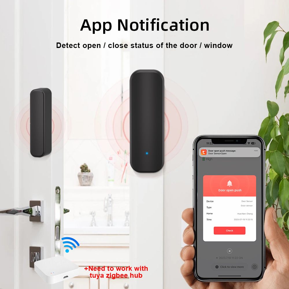 Sensor de porta de janela Zigb - Sim Gsm Alarm avaliação e preço
