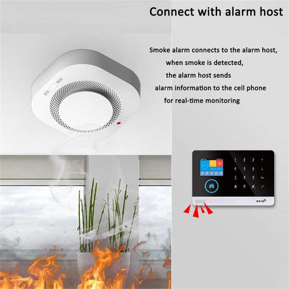 Detector de Fumaça Sem Fio 433 - Sim Gsm Alarm avaliação e preço