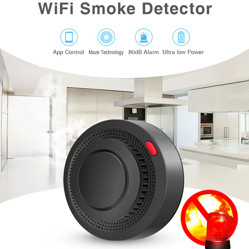 Detector de Fumaça WiFi 2.4G,  - Sim Gsm Alarm avaliação e preço